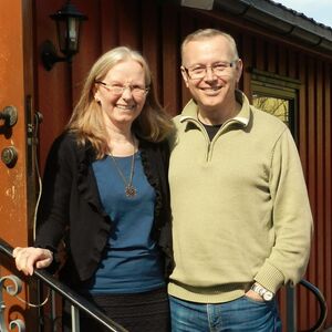 Bilde av reiseleder Ruth Hedvig og Ulf Magne Løvdahl