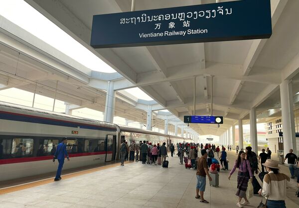 Jernbanestasjon i Vientiane