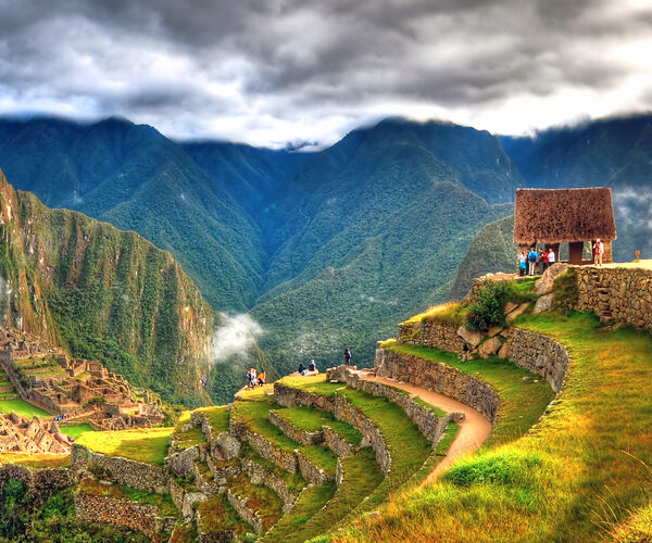 Peru Panoramic Hdr Image Of Machu Picchu The Lost City Of The Incas On A Cloudy Day  Machu Picchu Is One Of The New 7 Wonder Of The Word Near Cusco Shutterstock 494273884