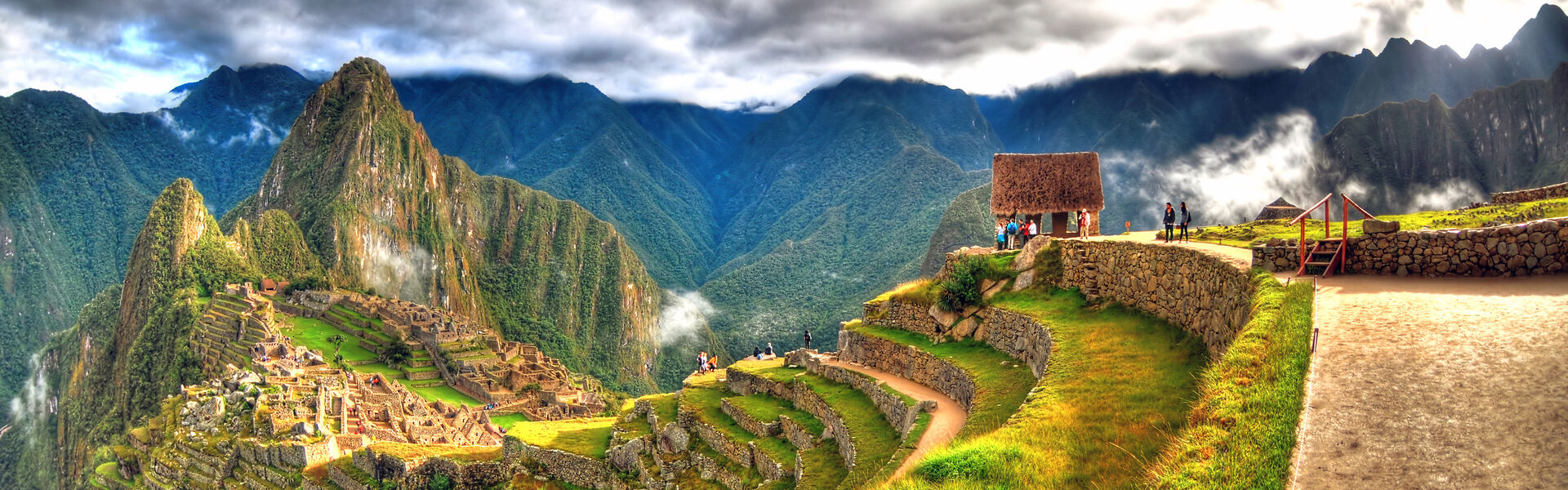 Peru Panoramic Hdr Image Of Machu Picchu The Lost City Of The Incas On A Cloudy Day  Machu Picchu Is One Of The New 7 Wonder Of The Word Near Cusco Shutterstock 494273884