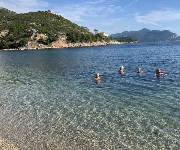 Herlig badevann enda i oktober