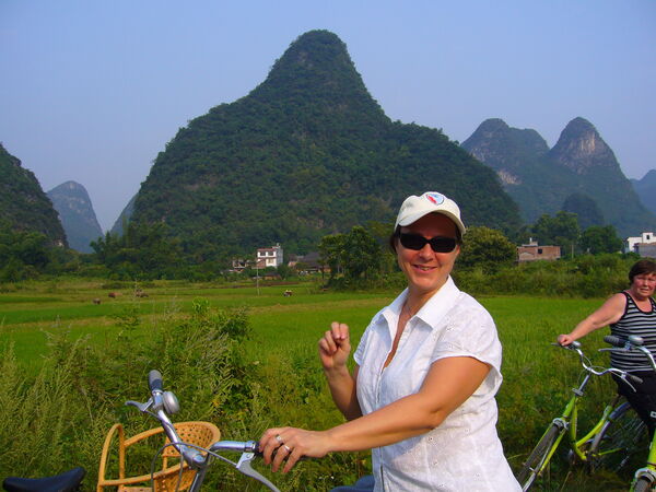 Sykkeltur i Yangshoo