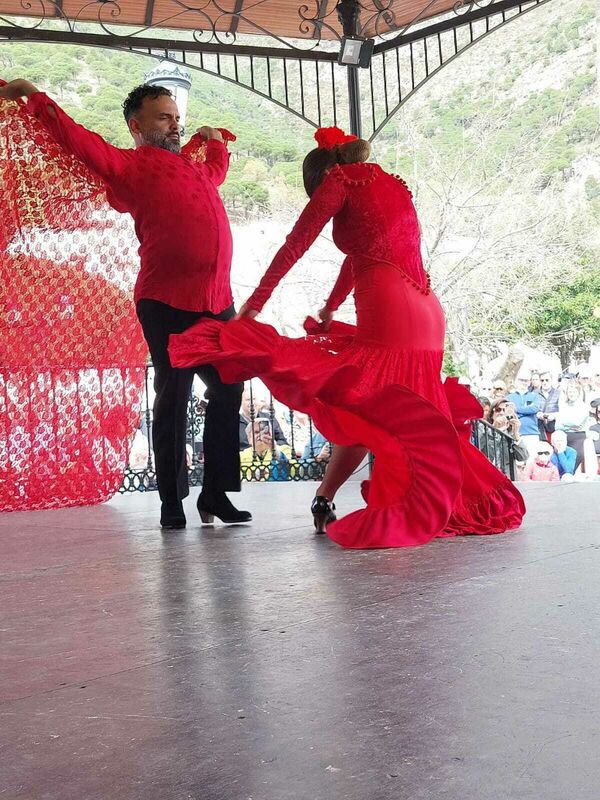 Flamenco fremvisning i Mijas