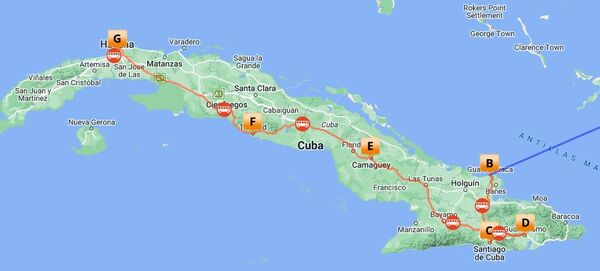 Kart til Cubatur