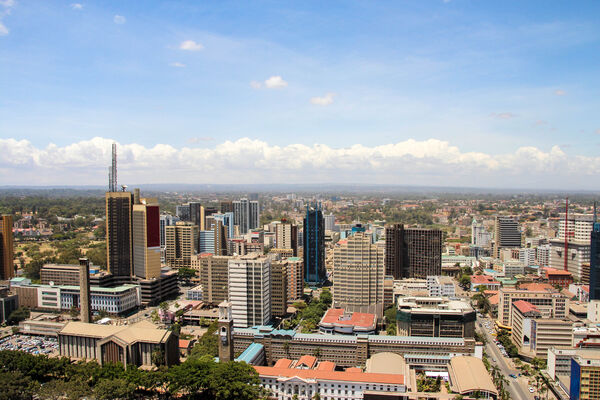 Shutterstock 524773855 Nairobi skyline hovedstaden i Kenya