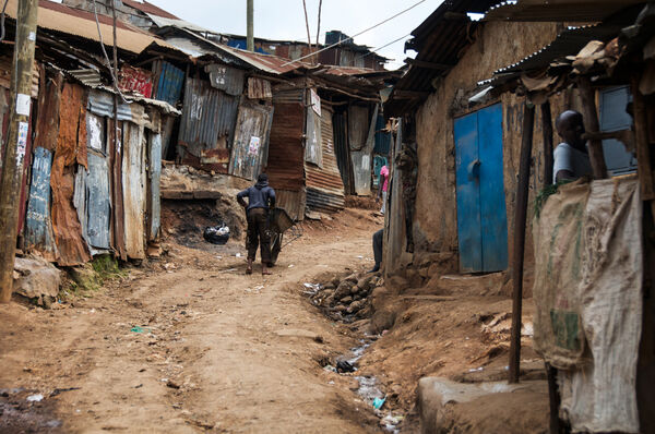Kiberaslummen i Nairobi