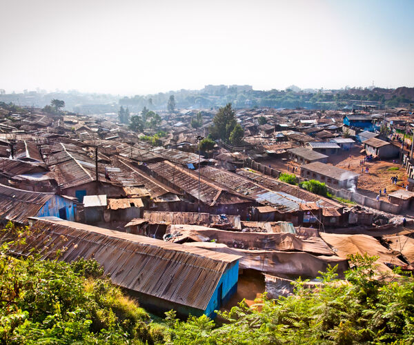 Kiberaslummen i Nairobi