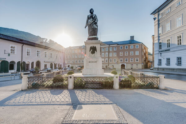 Mozart statua i Salzburg