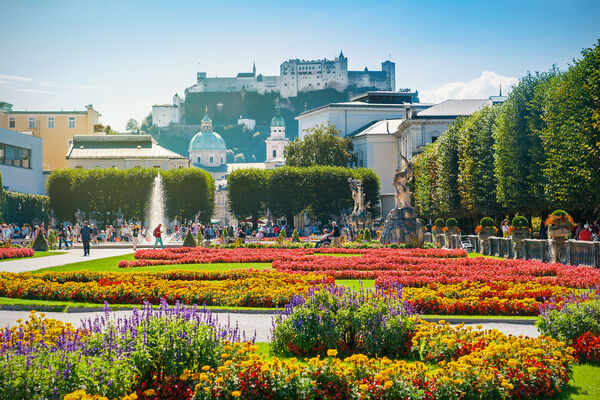 Mirabell Garden i Salzburg