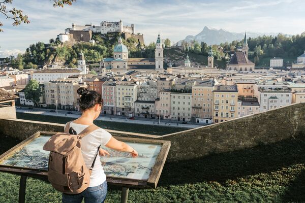 Utsikt over Salzburg