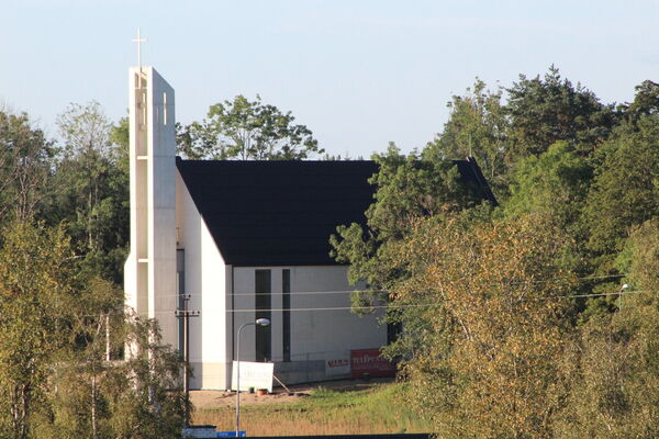 Den nye kirken i Saku
