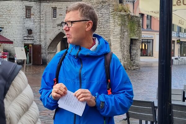 Magne Møster guider i Tallinn