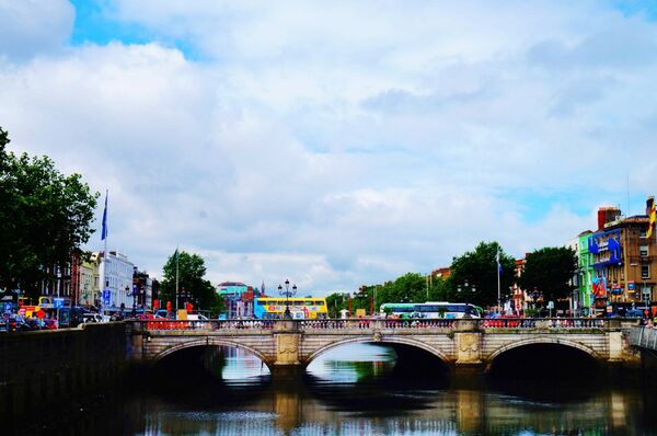 Liffey Bridge Dublin Irland